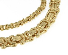 Collana Bizantina dorata uomo