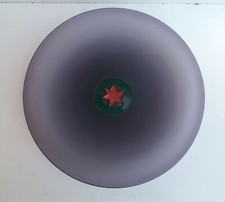 Laura De Santillana Venini centrotavola piatto Murano Venezia arte vetro vintage anni 80