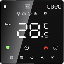 Termostato Intelligente, Display LCD Wi-Fi Scaldabagno Elettrico Termostato APP