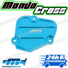 Coperchio valvola di scarico sinistro HUSQVARNA 125 TC Azzurro 2020 (20)!