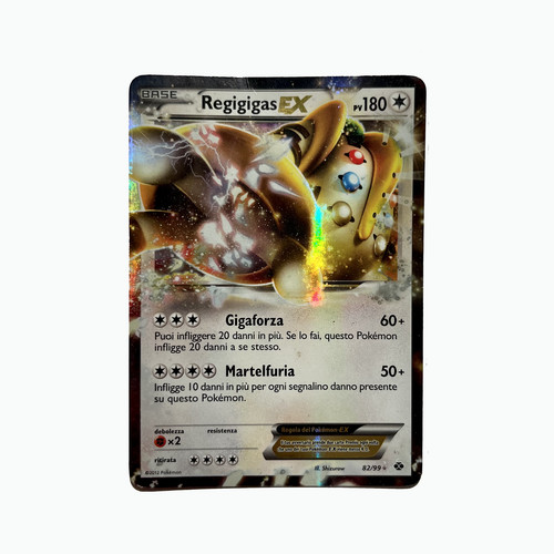 Carta pokemon regigigas - carta,