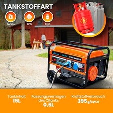 Generatore di corrente Extralink GPL/GAS/BENZINA 3kW gruppo elettrogeno emergenza 230V
