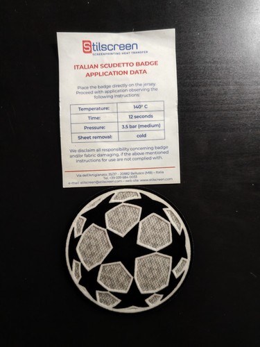 Patch toppa champions league - patch,