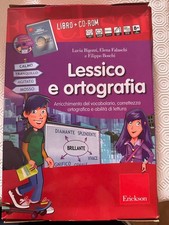 Lessico e Ortografia Erickson Libro + CD-ROM – Bigozzi Falaschi Boschi – RARO