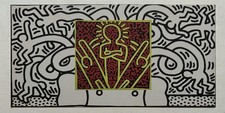 Keith haring carton d - haring,