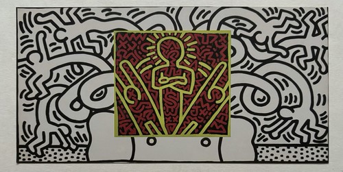 Keith haring carton d - haring,