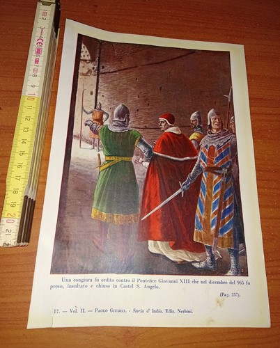 Stampa libro epoca papa - libro,
