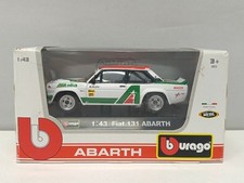 Fiat 131 Abarth Rally Ma.Alen Livrea Alitalia 1980 - Burago 1:43 Usato in box