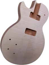 Corpo chitarra fatto a mano Les Paul mancino in mogano + impiallacciatura in ...