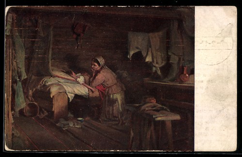Cartolina artista firmata - cartolina, d'artista