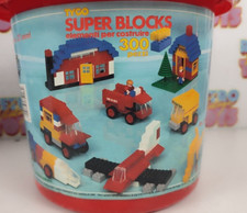 SUPER BLOCKS 300 PEZZI BARATTOLO COSTRUZIONI TIPO LEGO TYCO ARCOFALC SET BASE