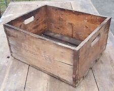 cassa di legno bibite aranciata PEJO da restaurare