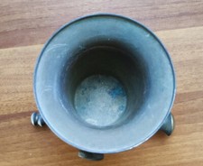 Mortaio in ottone con due