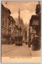 Cartolina d'epoca Milano Corso