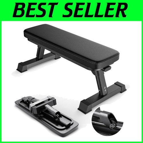 Foldable flat bench for weight - flat,
