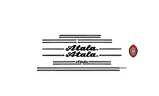 adesivi bici -  11 Adesivi Atala Citta 28 man - Old bike stickers Atala