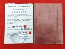 LIBRETTO ORIGINALE CERTIFICATO