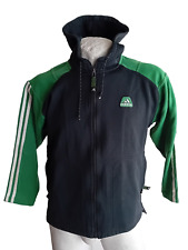 ADIDAS Felpa sportiva da ragazzo Vintage Track Top Giacca Fullzip verde 14 anni