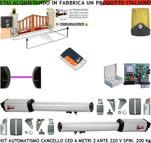 Cancello automatico 2 - cancello, mt