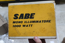 Sabe mono illuminatore 1000 Watt alogeno faro faretto cinema fotografia anni 70