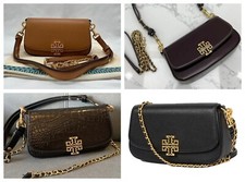 Borsa a tracolla convertibile da donna Tory Burch Britten Gold Hardware
