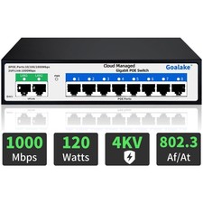 Gigabit poe switch - 8, porte