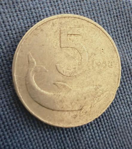 Rara moneta italiana - moneta, 5