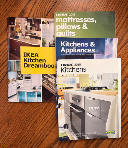 Four assorted ikea catalogs - assorted,