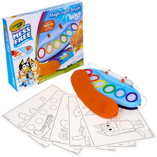 Bluey Color Wonder Magic Pennello di Luce, Stazione di Pittura Senza Disordine per Bambini, Holid