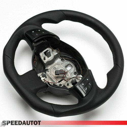 Volante appiattito pelle - appiattito,