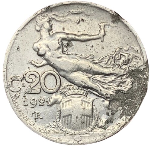 Centesimi 1921 libertà - -,
