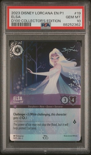 Disney lorcana elsa psa - disney,