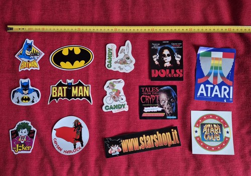Lotto adesivi vintage batman - adesivi,