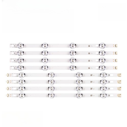 8pcs striscia led per - per, tv