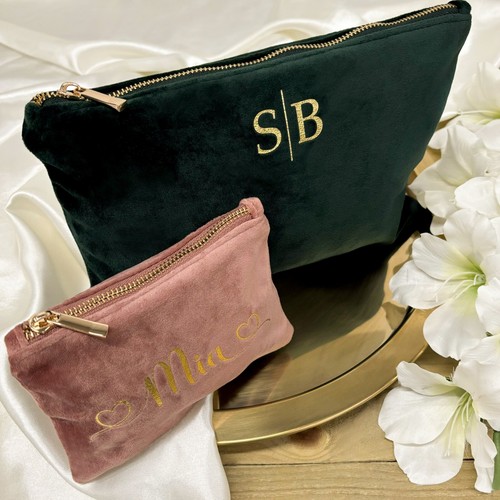 Borsa trucco velluto - borsa,