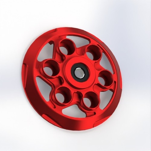 Piattello spingidisco rosso