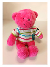 Peluche doudou ours rose - peluche/doudou,