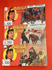 Aquila Rossa raccoltina striscia n.1/7 completa nuova ristampa anastatica