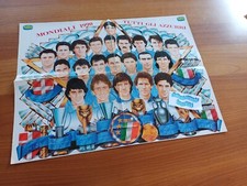 Poster Mondiali 1990 tutti gli azzurri+Ramazzotti-DA TUTTO MUSICA E SPETTACOLO