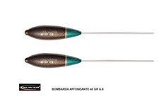 2 BOMBARDE TROTA MAVER VERDE 40 GR - AFFONDANTE 8 PESCA TROTA LAGO CONF 2 PZ