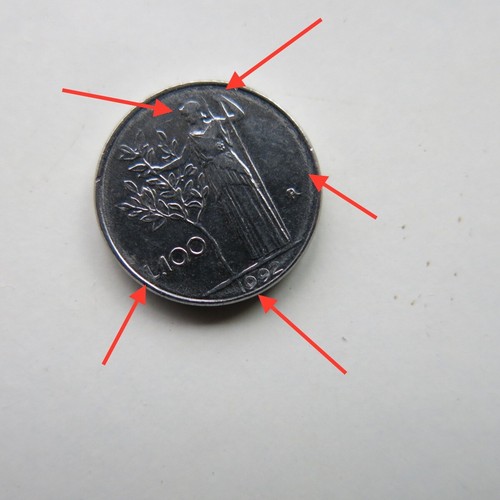 Moneta 100 lire piccolo - moneta, da