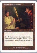 MTG MAGIC : SCETTRO DEVASTANTE CARTA IN LINGUA ITALIANA  (660)