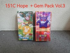 Pokemon TCG S-Chinese Collect 151C Hope Jumbo Booster Box + Gem Pack Vol.3
