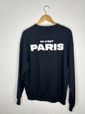 Felpa PSG nera taglia small