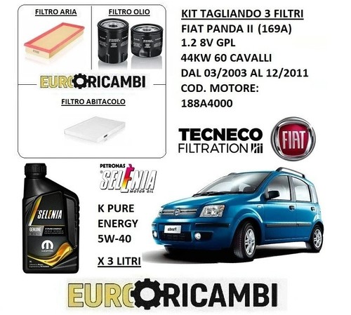 Kit tagliando filtri olio - 3,