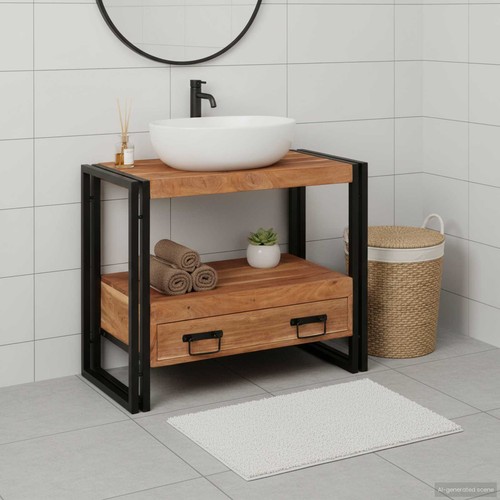 Armadio bagno con cassetto - da,