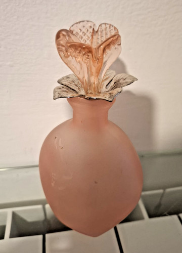 Bottiglia soprammobile rosa