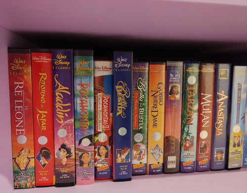 Collezione videocassette walt - videocassette,