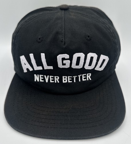 Cappello nero tutto buono - , mai