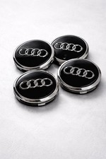 4 Pezzi Coprimozzo Audi Da 61